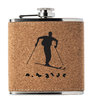 Pocket bottle with Walde´s signature and skiers silhouette